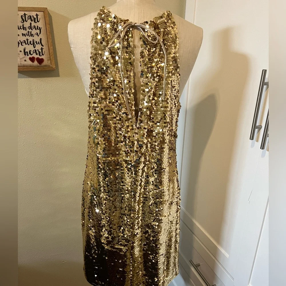 ANDREW CHARLES GOLD SEQUINS - Picture 3 of 11